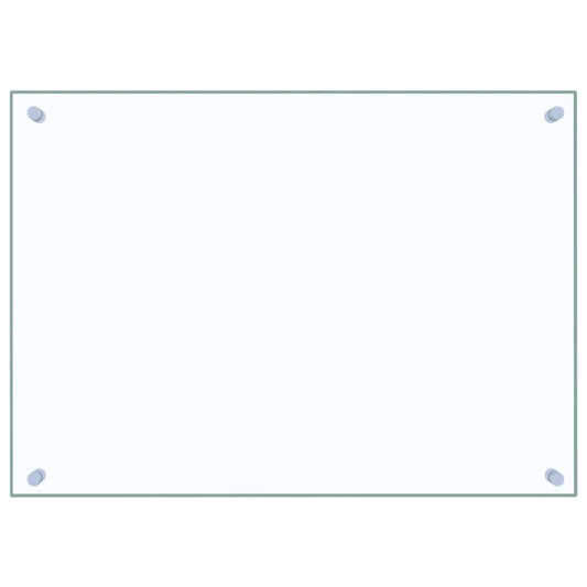 Küchenrückwand Transparent 70x50 cm Hartglas
