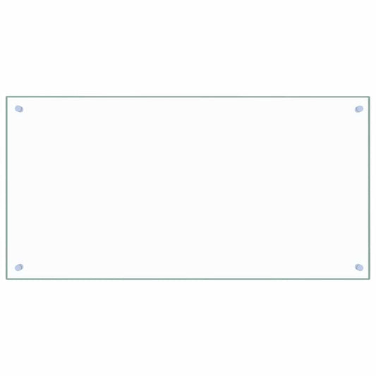 Küchenrückwand Transparent 100×50 cm Hartglas