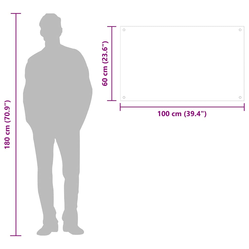 Paraschizzi cucina nero 100x60 cm vetro temperato