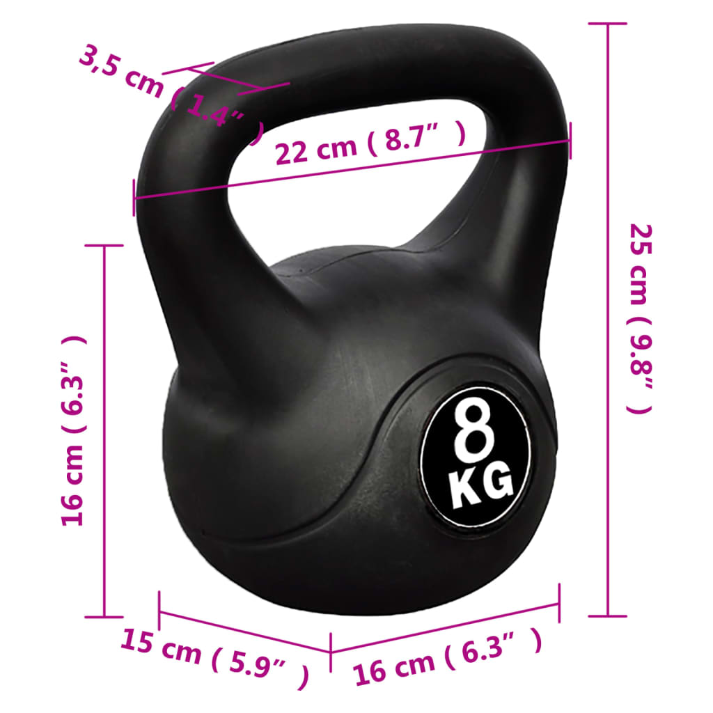 Kettlebell da 8 kg