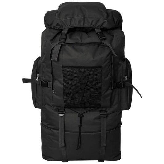 Zaino stile militare XXL 100 L nero