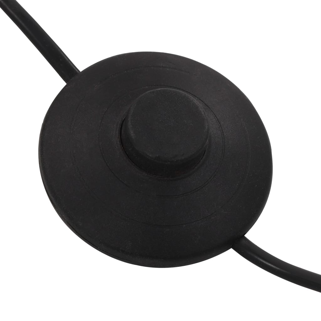 Lampada da terra 200 cm 5 x E14 Argento