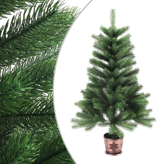 Künstlicher Weihnachtsbaum Naturgetreue Nadeln 65 cm Grün