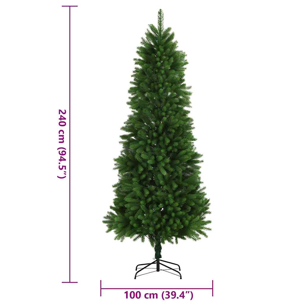 Künstlicher Weihnachtsbaum Naturgetreue Nadeln 240 cm Grün