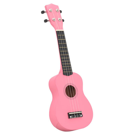 Sopran-Ukulele-Set mit Tasche für Kinder Rosa 23"
