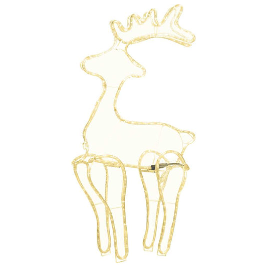 Rentier Weihnachtsdekoration mit Mesh 306 LEDs 60x24x89 cm