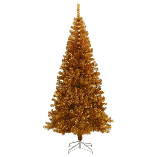 Künstlicher Weihnachtsbaum mit Ständer Gold 180 cm PET
