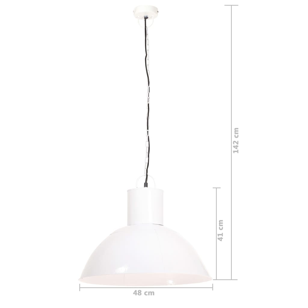 Lampada a sospensione 25 W Bianco Rotondo 48 cm E27