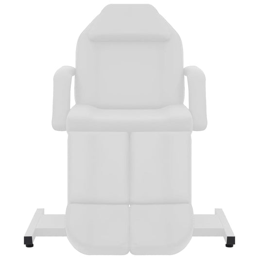 Kosmetikstuhl Kunstleder Weiß 180x62x78 cm