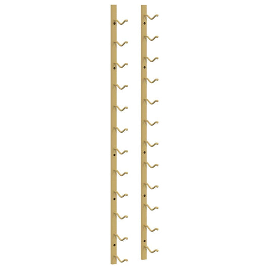 Wand-Weinregal für 12 Flaschen Golden Eisen