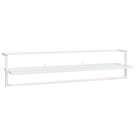 Handtuchhalter Weiß 95x25x22 cm Eisen