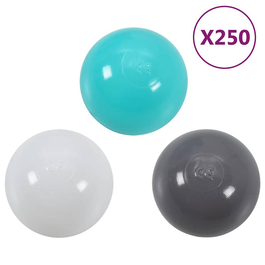 Palline per piscina di palline, 250 pezzi, multicolore
