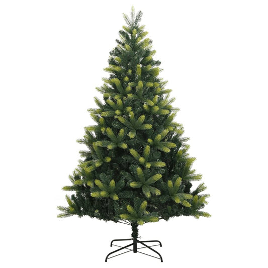 Albero di Natale artificiale, pieghevole, con supporto, 180 cm