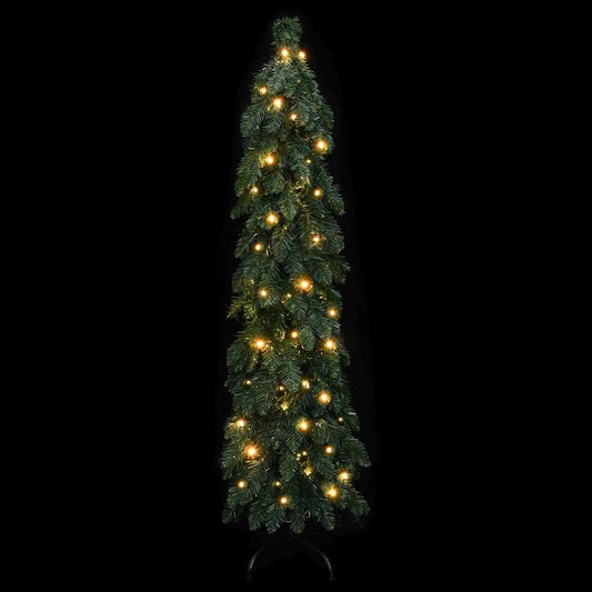Künstlicher Weihnachtsbaum mit Beleuchtung 60 LEDs 120 cm