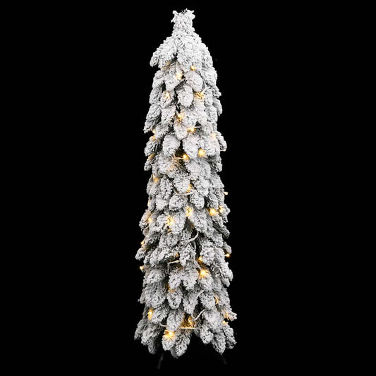 Künstlicher Weihnachtsbaum Beleuchtung & Schnee 60 LEDs 120 cm