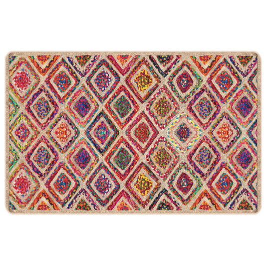 Teppich Waschbar Mehrfarbig 190x300 cm Rutschfest