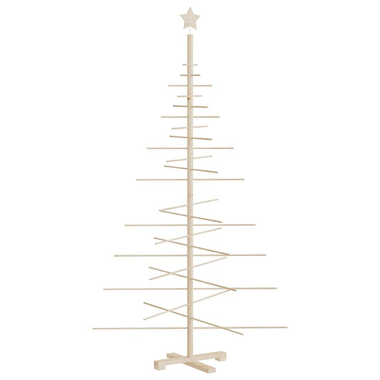 Weihnachtsbaum Holz zum Schmücken 180 cm Massivholz Kiefer