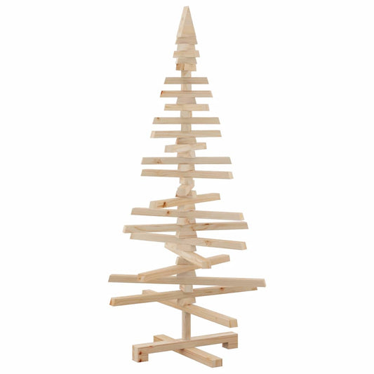 Weihnachtsbaum Holz zum Schmücken 120 cm Massivholz Kiefer