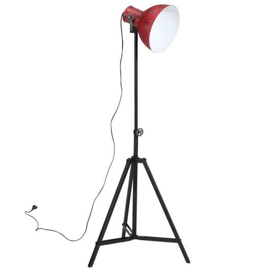 Lampada da terra 25 W rossa 61x61x90/150 cm E27