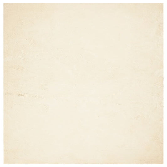 Teppich HUARTE Kurzflor Weich und Waschbar Creme 240x240 cm
