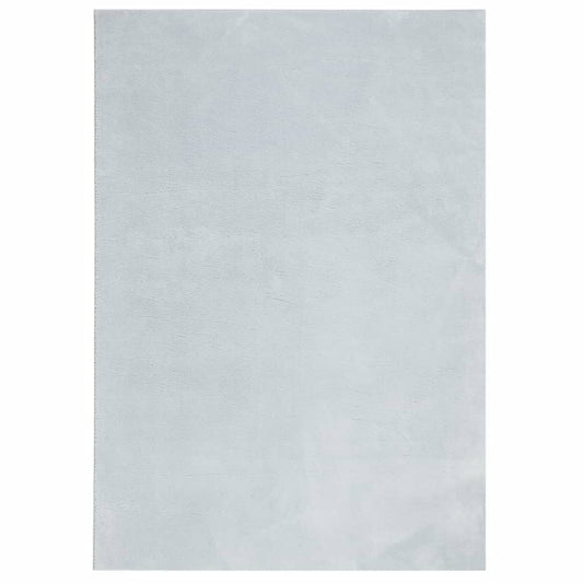 Teppich HUARTE Kurzflor Weich und Waschbar Blau 140x200 cm
