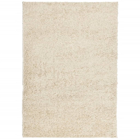 Teppich Shaggy Hochflor Modern Golden 160x230 cm