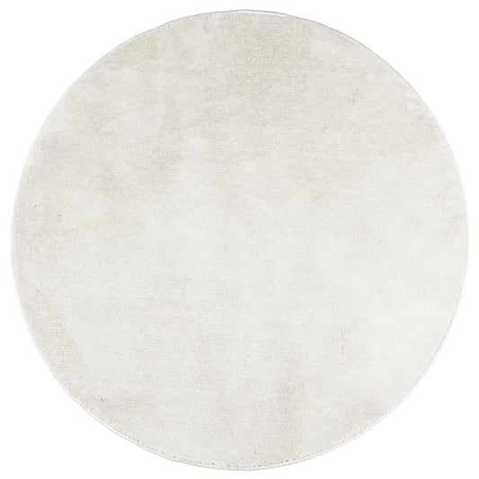 Teppich OVIEDO Kurzflor Creme Ø 200 cm