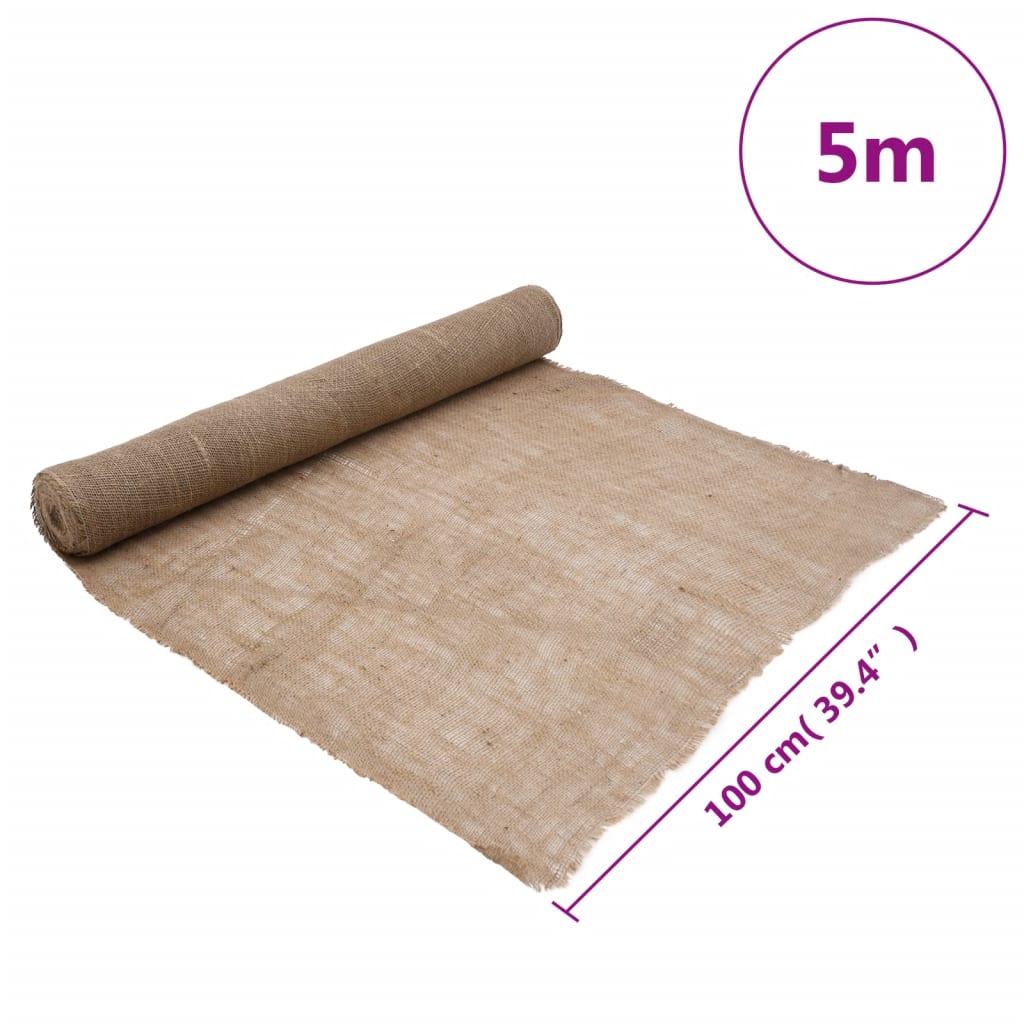 Juterolle 1 x 5 m 100 % Jute 200 g/m²