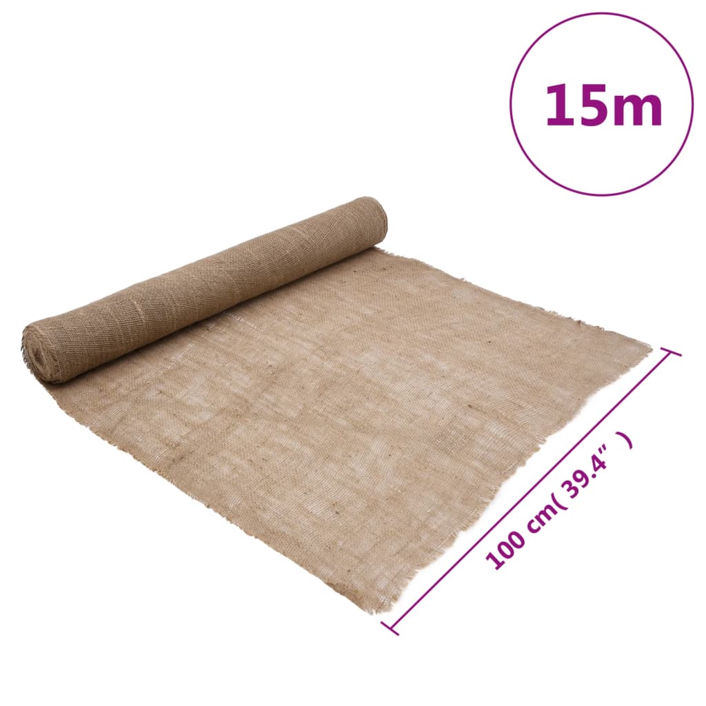 Juterolle 1 x 15 m 100 % Jute 200 g/m²