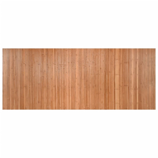 Tappeto rettangolare, finitura naturale, 80x200 cm, bambù