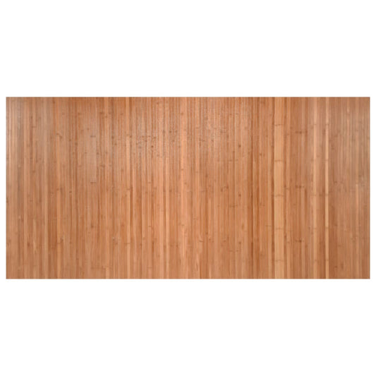 Tappeto rettangolare, colore naturale, 100x200 cm, bambù