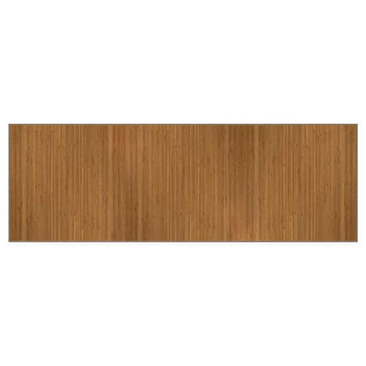 Teppich Rechteckig Braun 100x300 cm Bambus