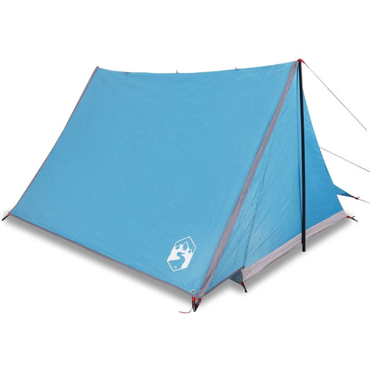 Tenda da campeggio per 2 persone, blu, impermeabile