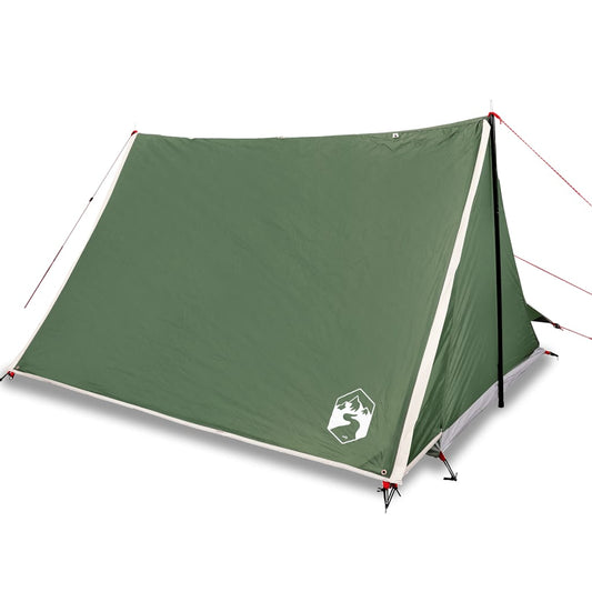 Tenda da campeggio per 2 persone, verde, impermeabile