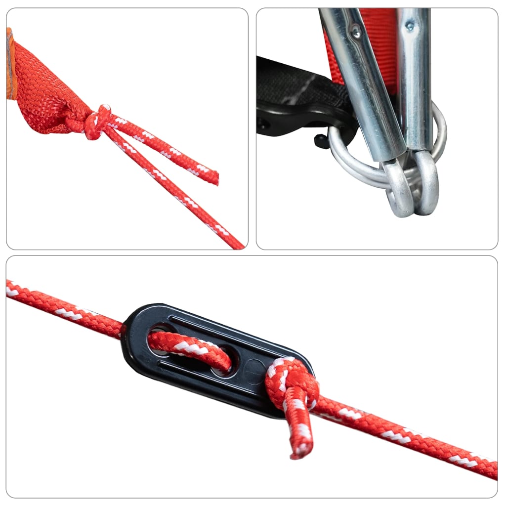 Tenda a tunnel 4 persone blu impermeabile