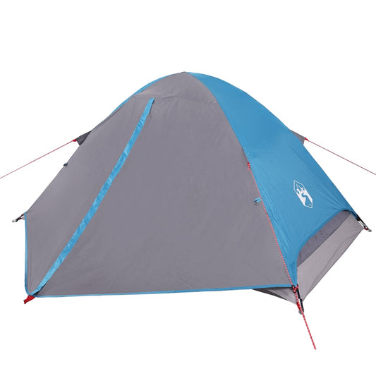 Tenda da campeggio a cupola per 2 persone, blu, impermeabile