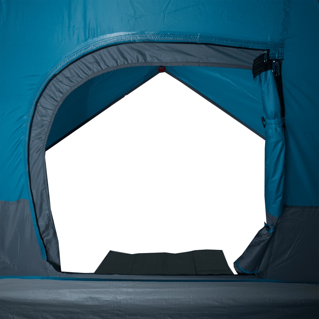 Tenda da campeggio a cupola per 3 persone, blu, impermeabile