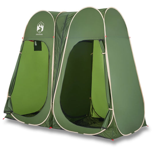 Tenda da campeggio impermeabile pop-up verde per la privacy
