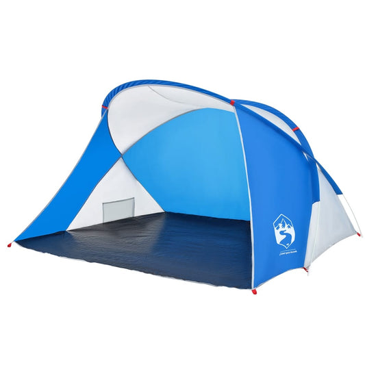 Tenda da spiaggia per 2 persone, blu azzurro, pop-up, impermeabile