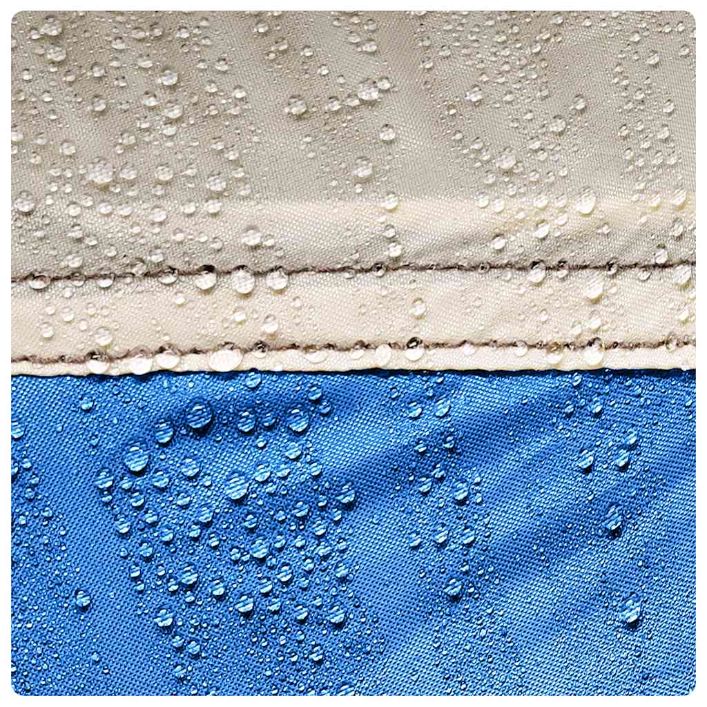 Strandzelt 3 Personen Azurblau Wasserdicht