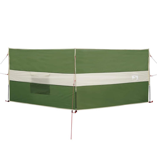 Camping-Windschutz Grün 344x120 cm Wasserdicht