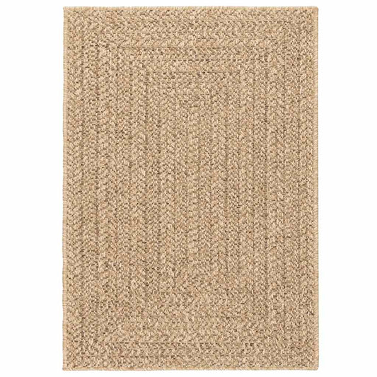 Teppich ZIZUR Beige 120x170 cm Jute-Optik Indoor und Outdoor