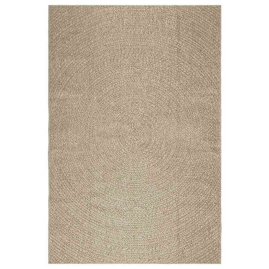 Teppich ZIZUR Beige 160x230 cm Jute-Optik Indoor und Outdoor