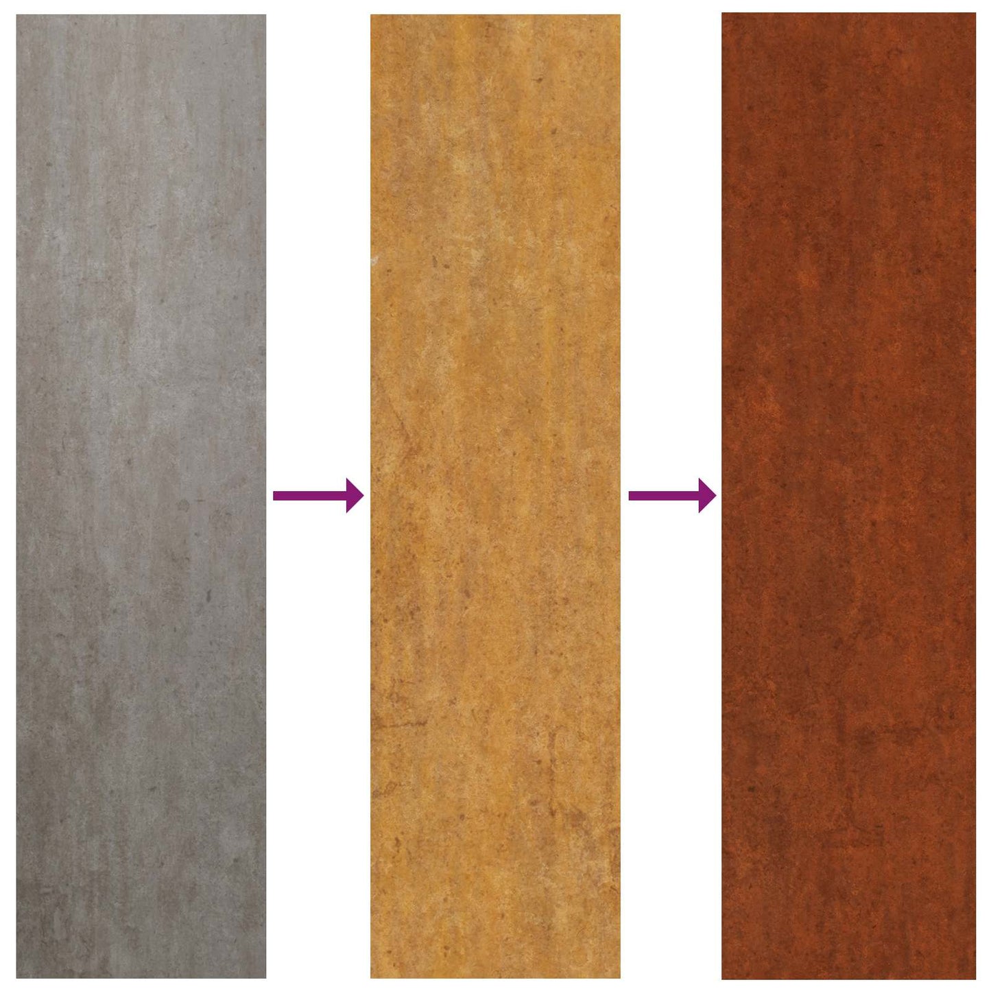 Rauchfreier Feuerkorb Braun 48 x 48 x 50 cm Wetterfeststahl