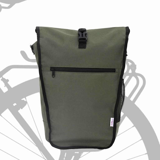 Fahrradtasche Oliv 34 x 16 x 59 cm Polyester