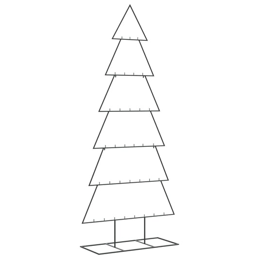 Albero di Natale in metallo per decorazioni, nero, 180 cm