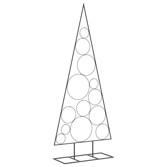 Metall-Weihnachtsbaum für Dekorationen Schwarz 150 cm