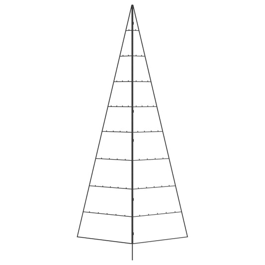 Metall-Weihnachtsbaum zum Dekorieren Schwarz 210 cm