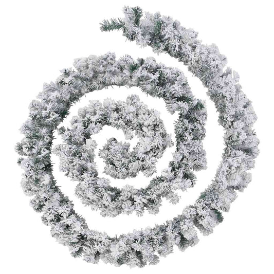 Ghirlanda natalizia con luci LED, verde, 10 m, PVC