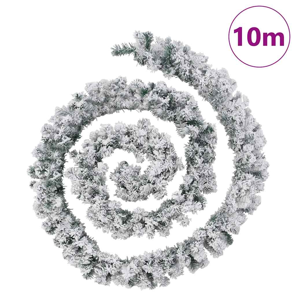 Ghirlanda natalizia con luci LED, verde, 10 m, PVC